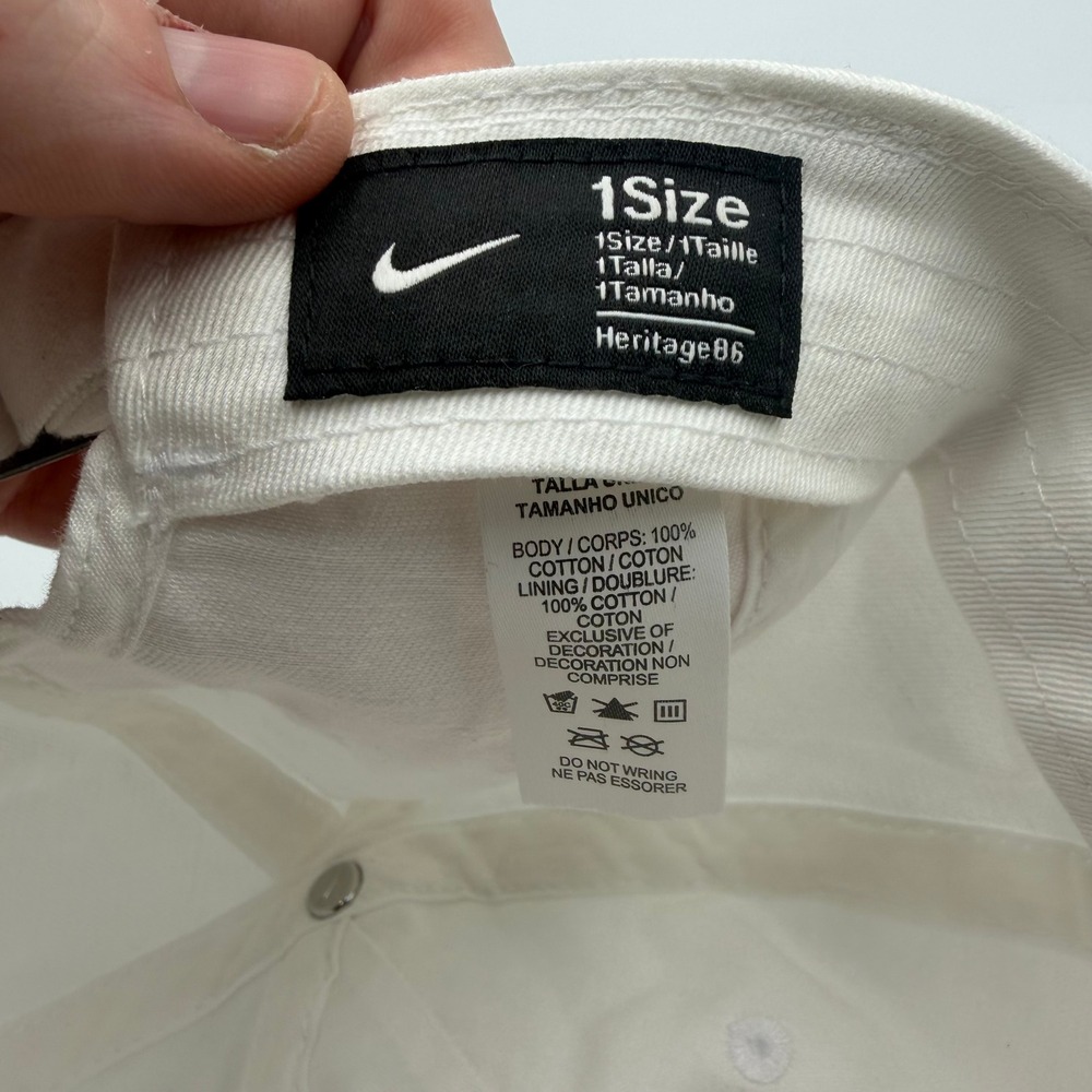 Nike Heritage86 Swarthmore Alumni Invitational 2023 Adjustable Hat White 102699 - Picture 7 of 7